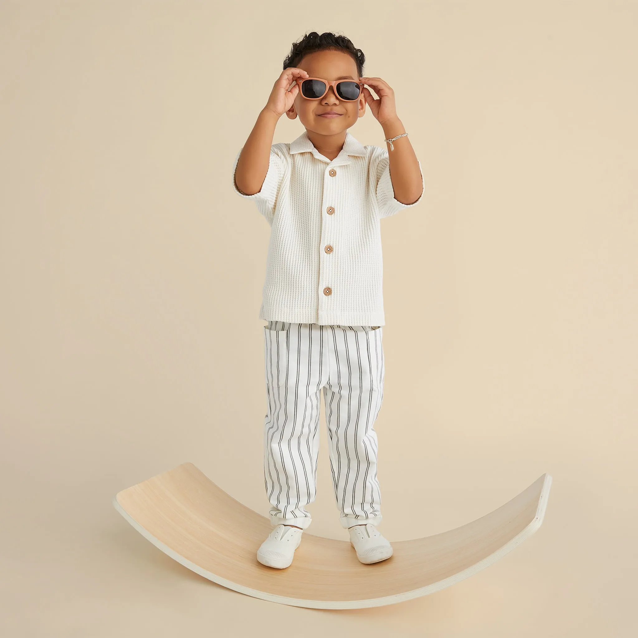 Rise Little Earthling Chemise Gaufrée 2-6ans