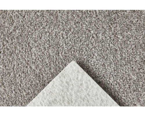 Velours tapijt Ines grijs 400 cm breed (per meter verkocht)