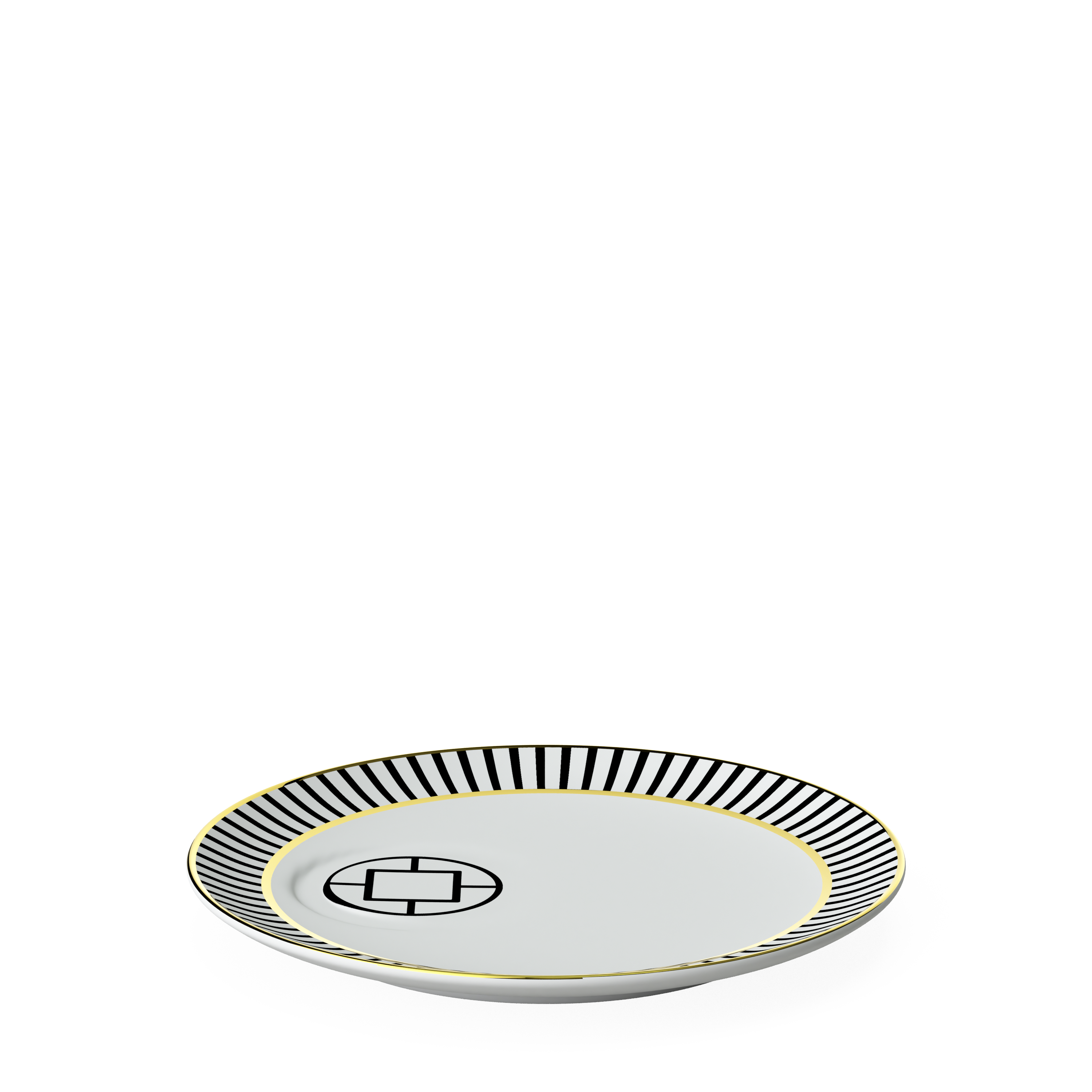 MetroChic Espresso cup saucer Multi-colored, 5.6'', Premium Bone Porcelain