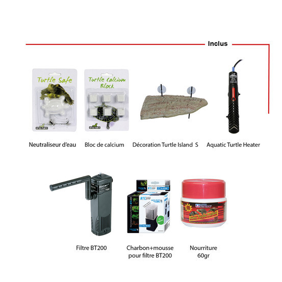 Kit tortue aqua 80 équipé aquavie