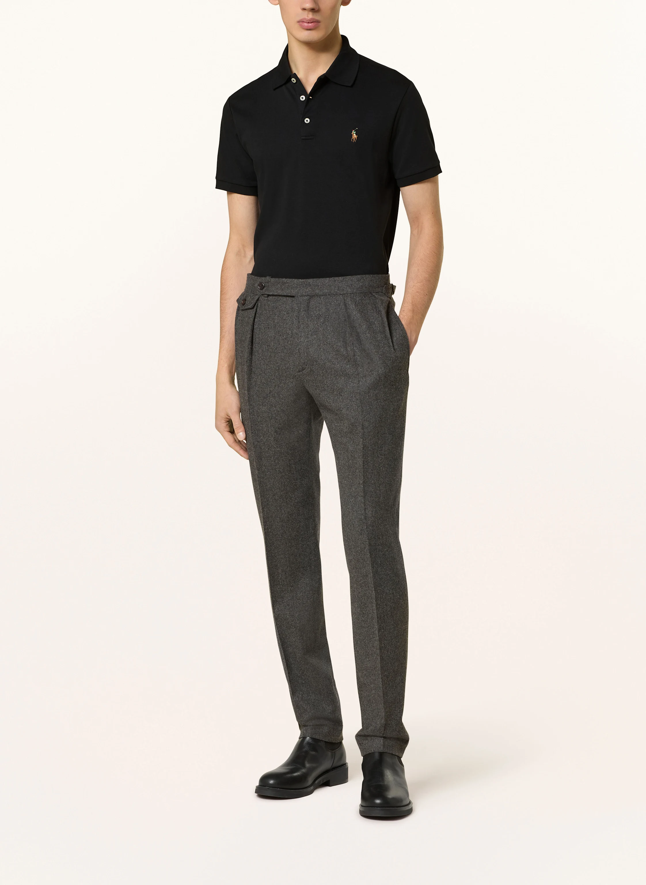POLO RALPH LAUREN Jersey-Poloshirt Custom Slim Fit
