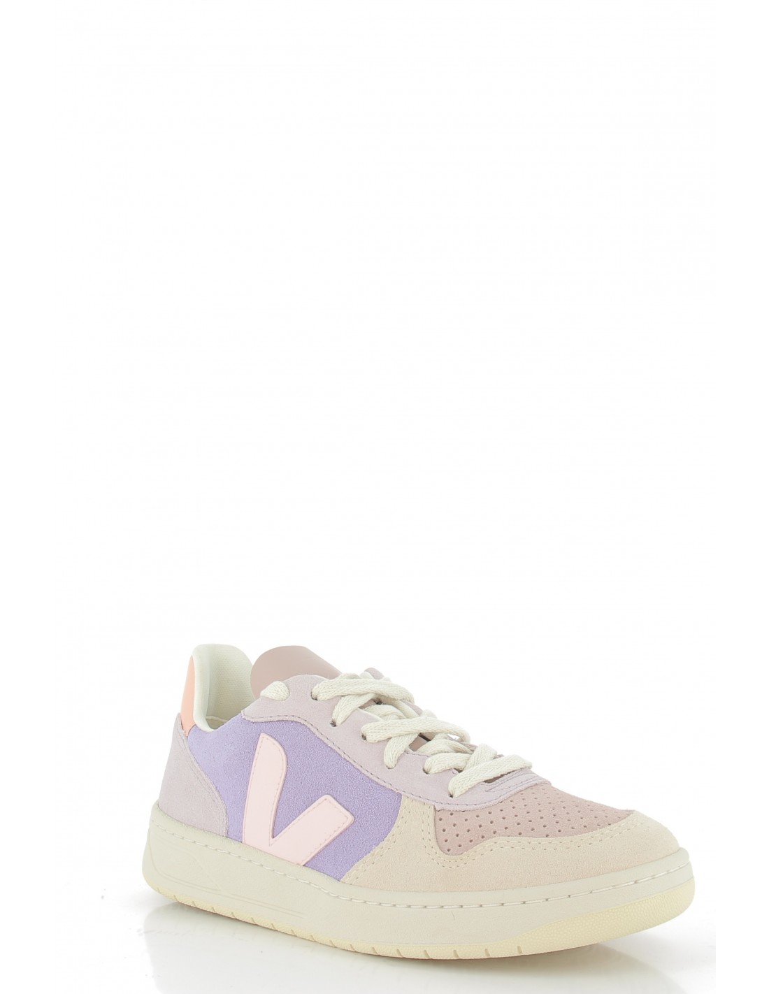 veja Baskets de ville femme v-10 suede multicolor