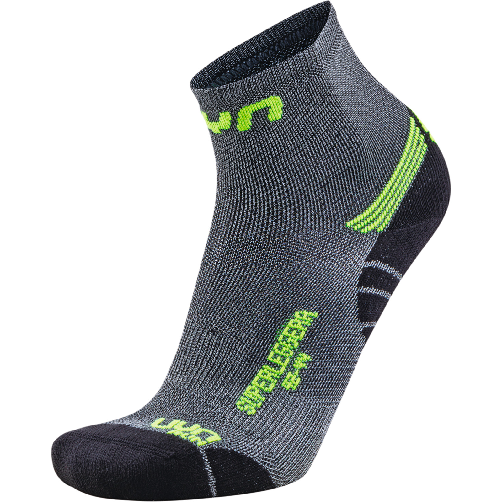 UYN Herren-Runningsocken Superleggera 35-38, hellgrau