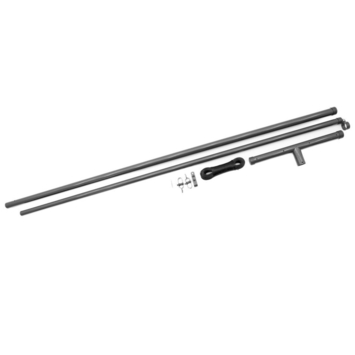 Giardino drooglijn met paal ø 48 mm x 240 cm, 1 stuk antraciet