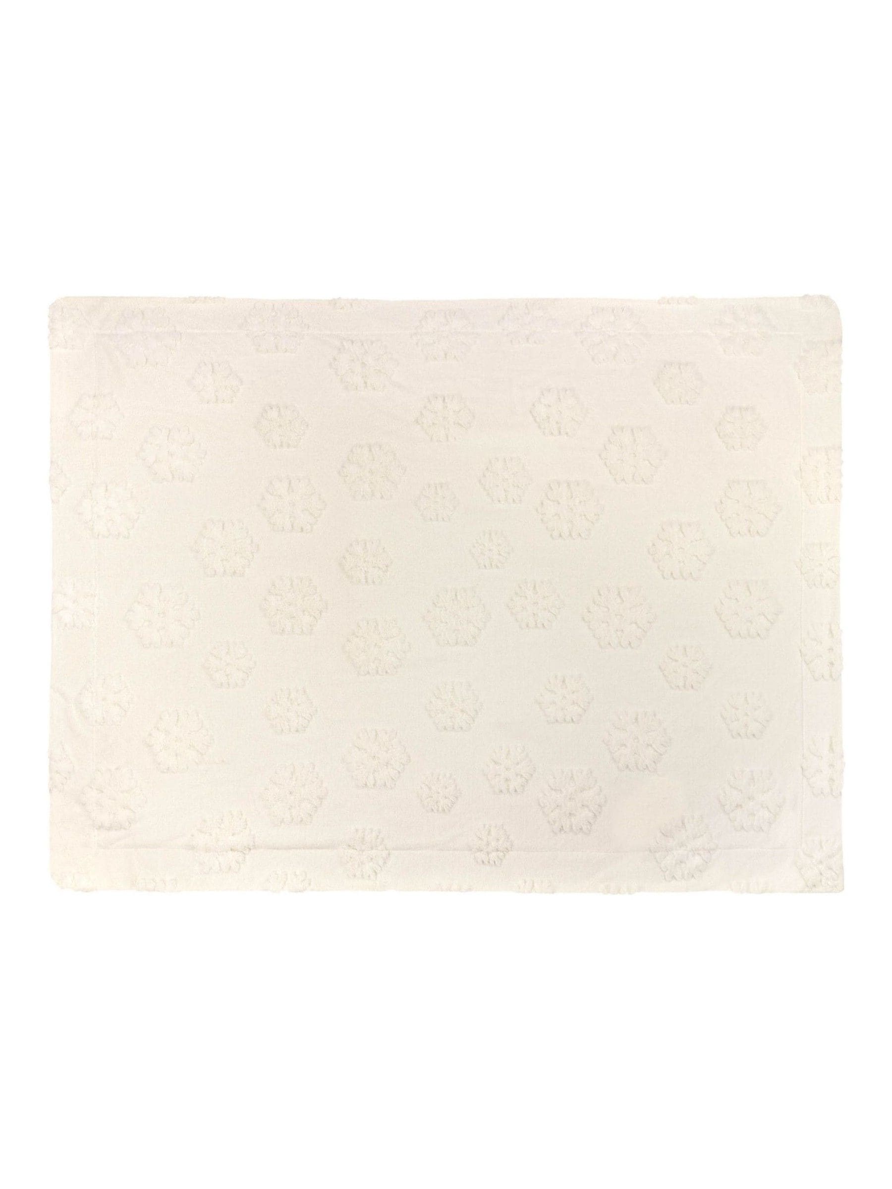 Furn Christmas Snowflakes Faux Fur Throw