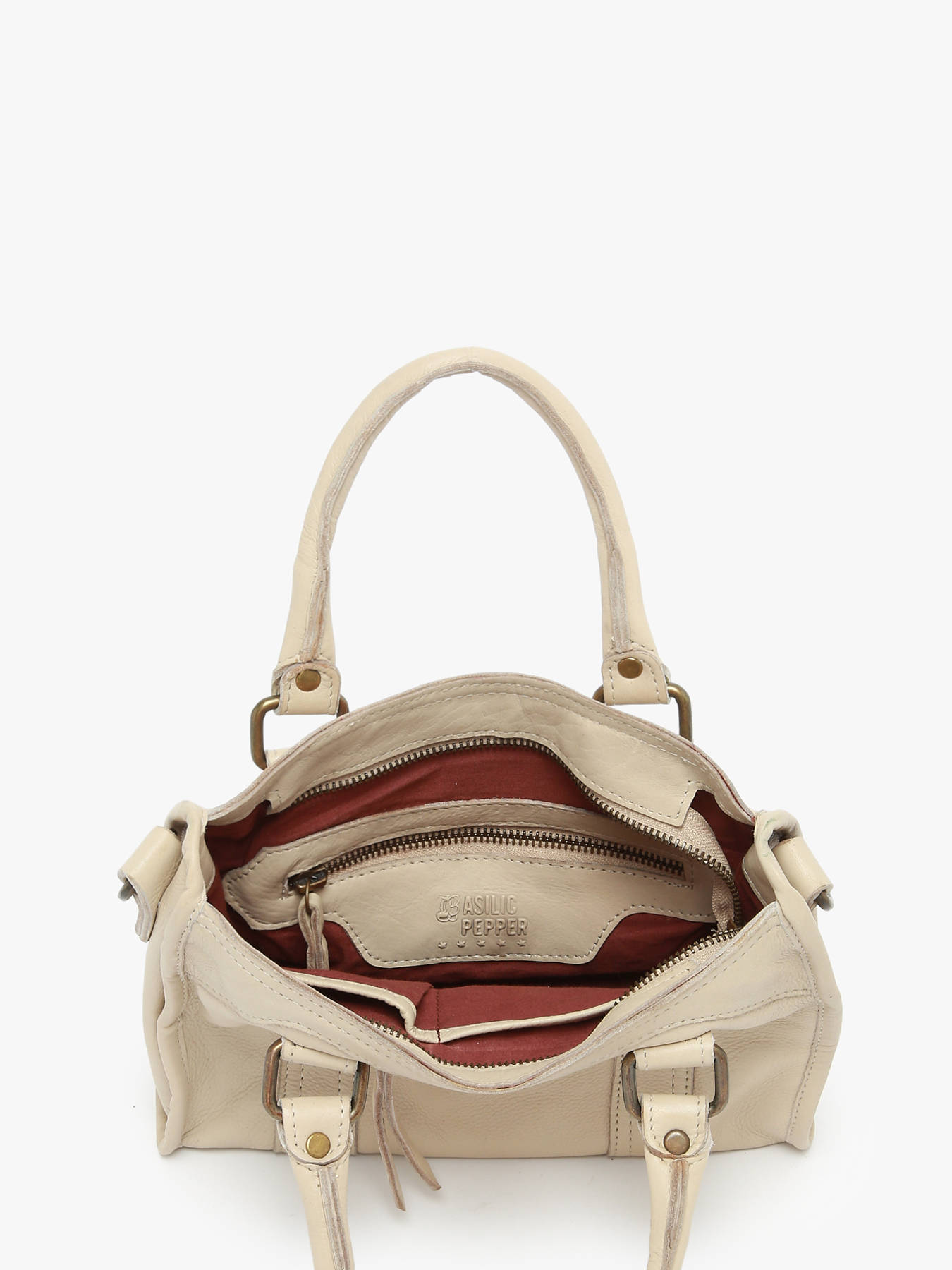 Sac bandoulire Cow cuir BASILIC PEPPER