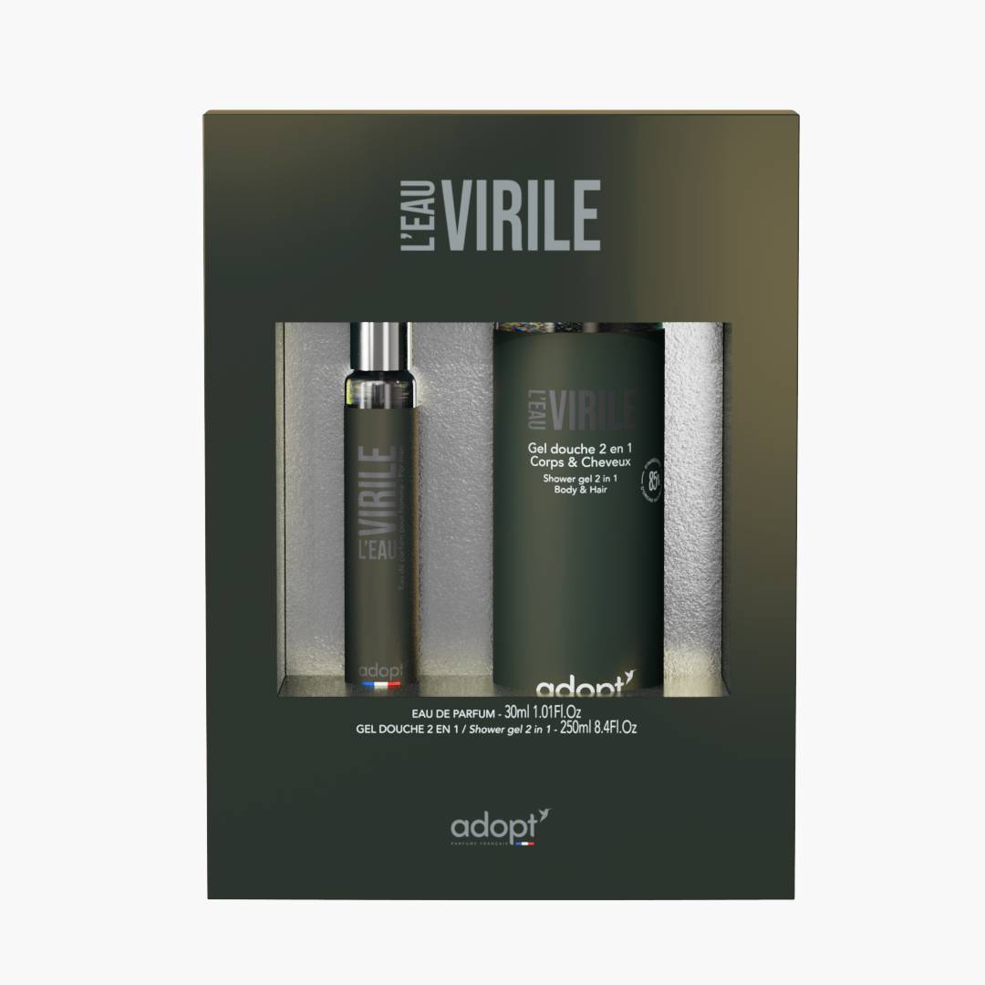 L'eau Virile COFFRET 30 ML + GEL DOUCHE