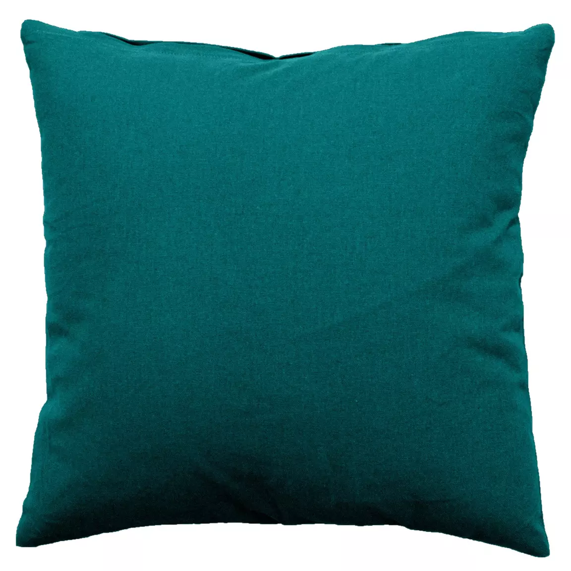 Coussin carré coton (60 cm) Panama Vert émeraude