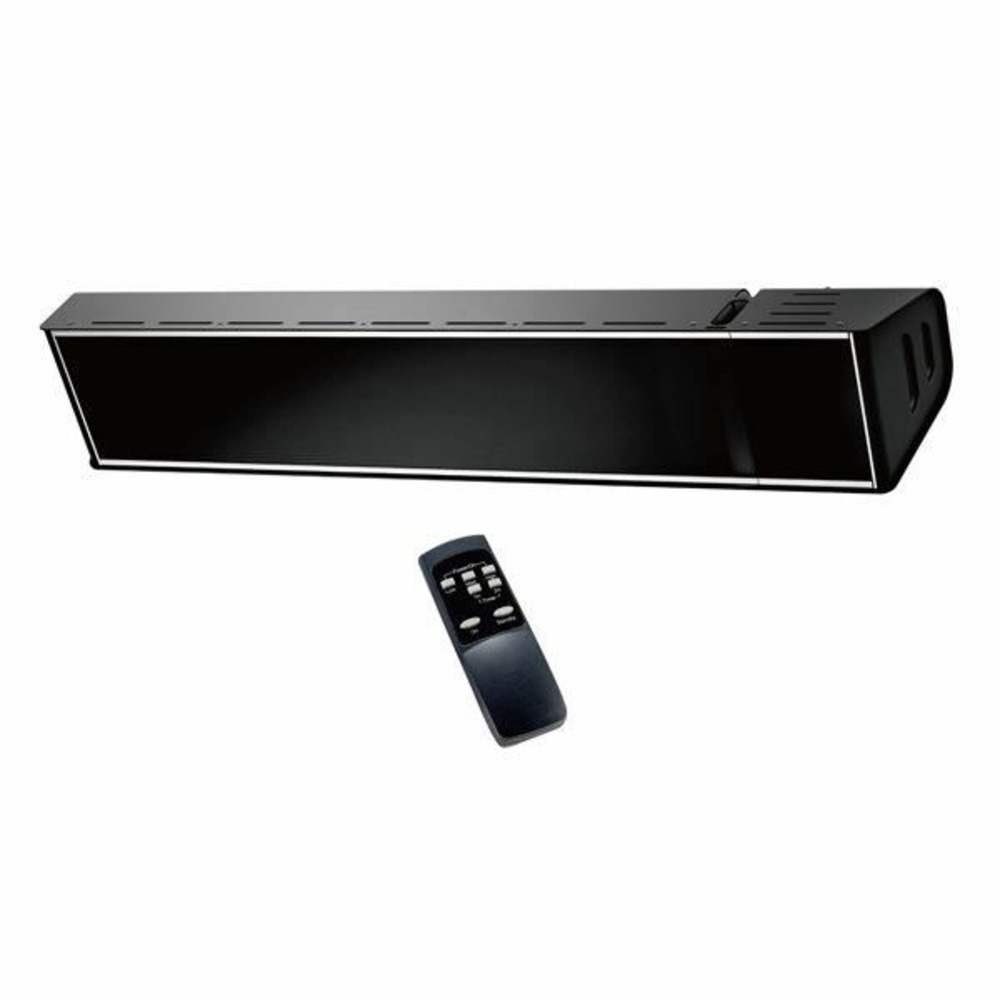 Chauffage infrarouge cristal noir sined warm glass 2000