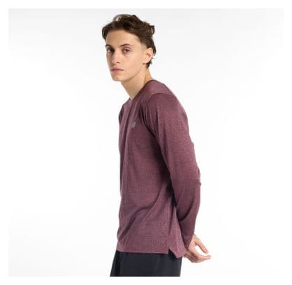Maillot manches longues New Balance Athletics Rouge Homme
