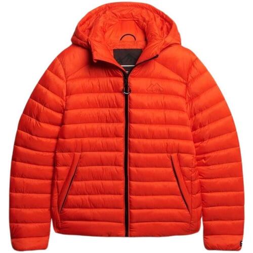 Superdry - HOODED FUJI SPORT PADDED JKT Naranja