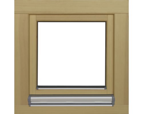 Houten raam, grenen, gelakt, 600x600 mm, DIN links