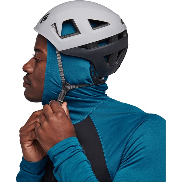 Veste polaire ski rando BLACK DIAMOND M COEFFICIENT LT HYBRID HOODY KINGFISHER-BLACK