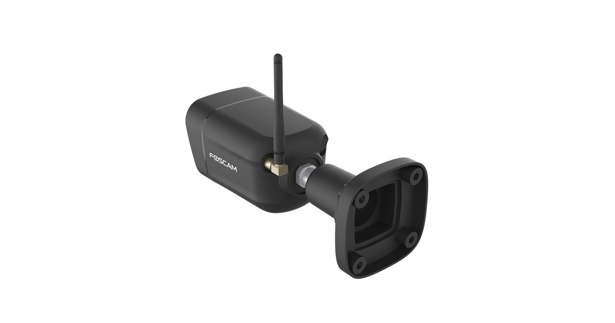 FoscamV8P, 4K/8MP dual-band WiFi beveiligingscamera   (Zwart, met geluid- en lichtalarm)