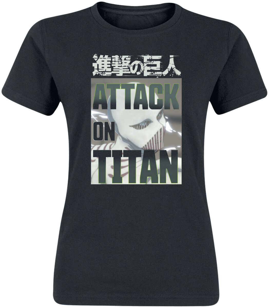 White Titan Face | L'Attaque Des Titans T-Shirt Manches courtes