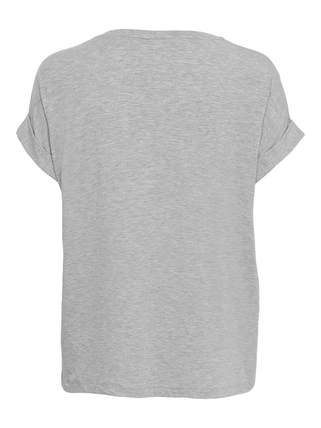 ONLMOSTER Top Light Grey Melange