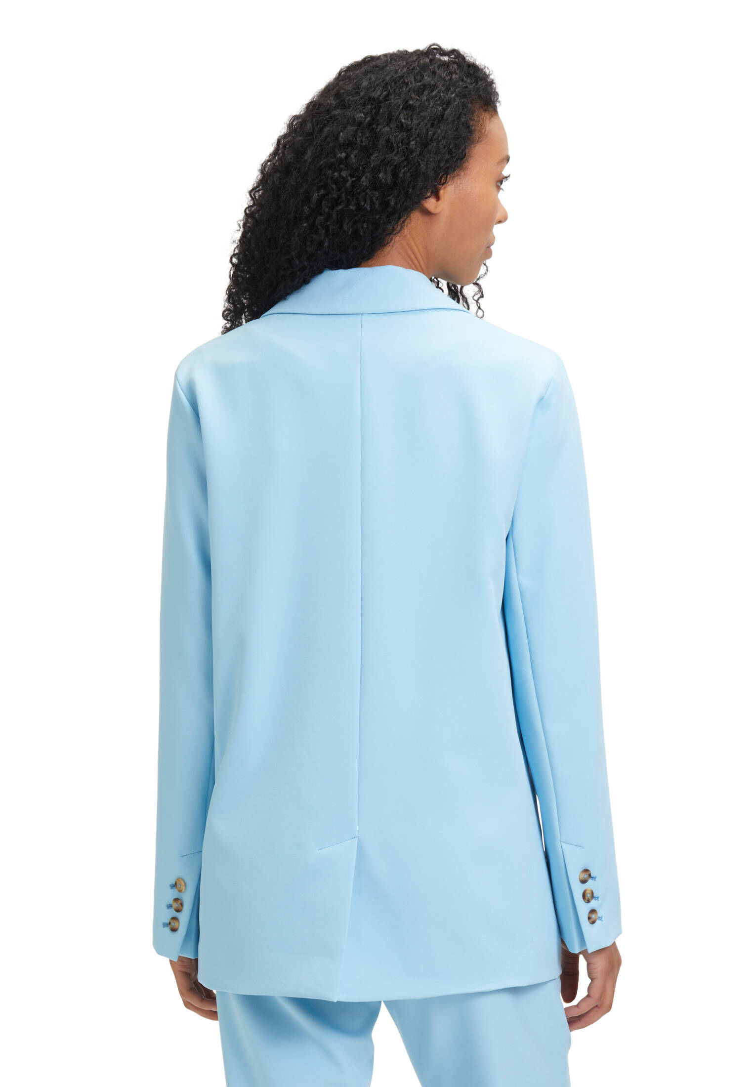 Cartoon| Damen Businessblazer gerader Schnitt