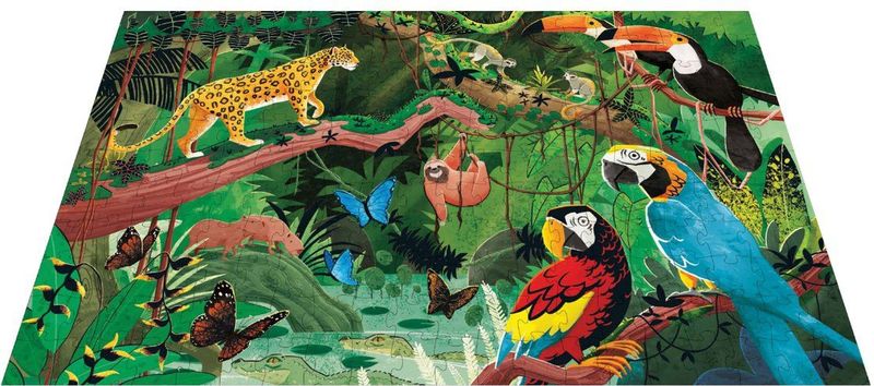 Rebo - Amazone - Boek + Puzzel - Multicolor - Paperback - Leeftijdsindicatie vanaf 7 jaar
