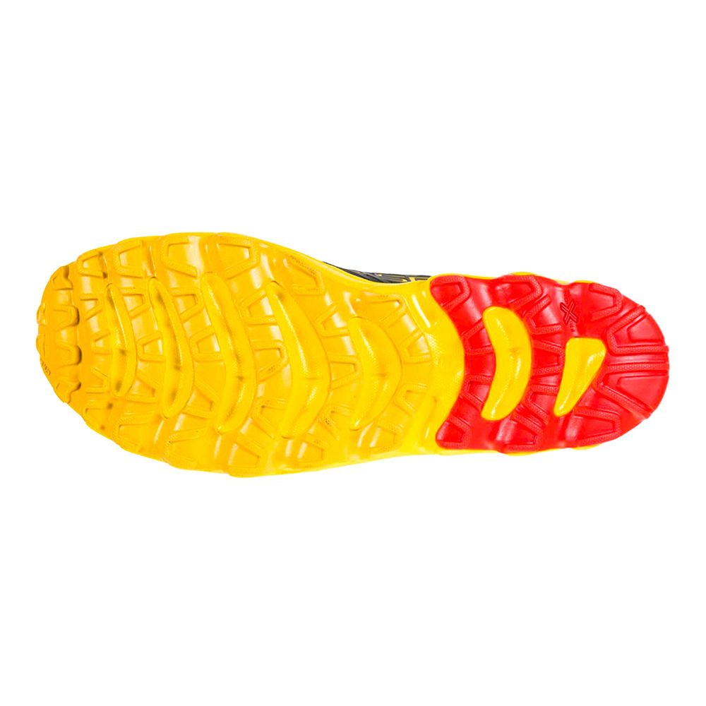 La Sportiva HELIOS SR - Chaussures de trail Homme black/yellow