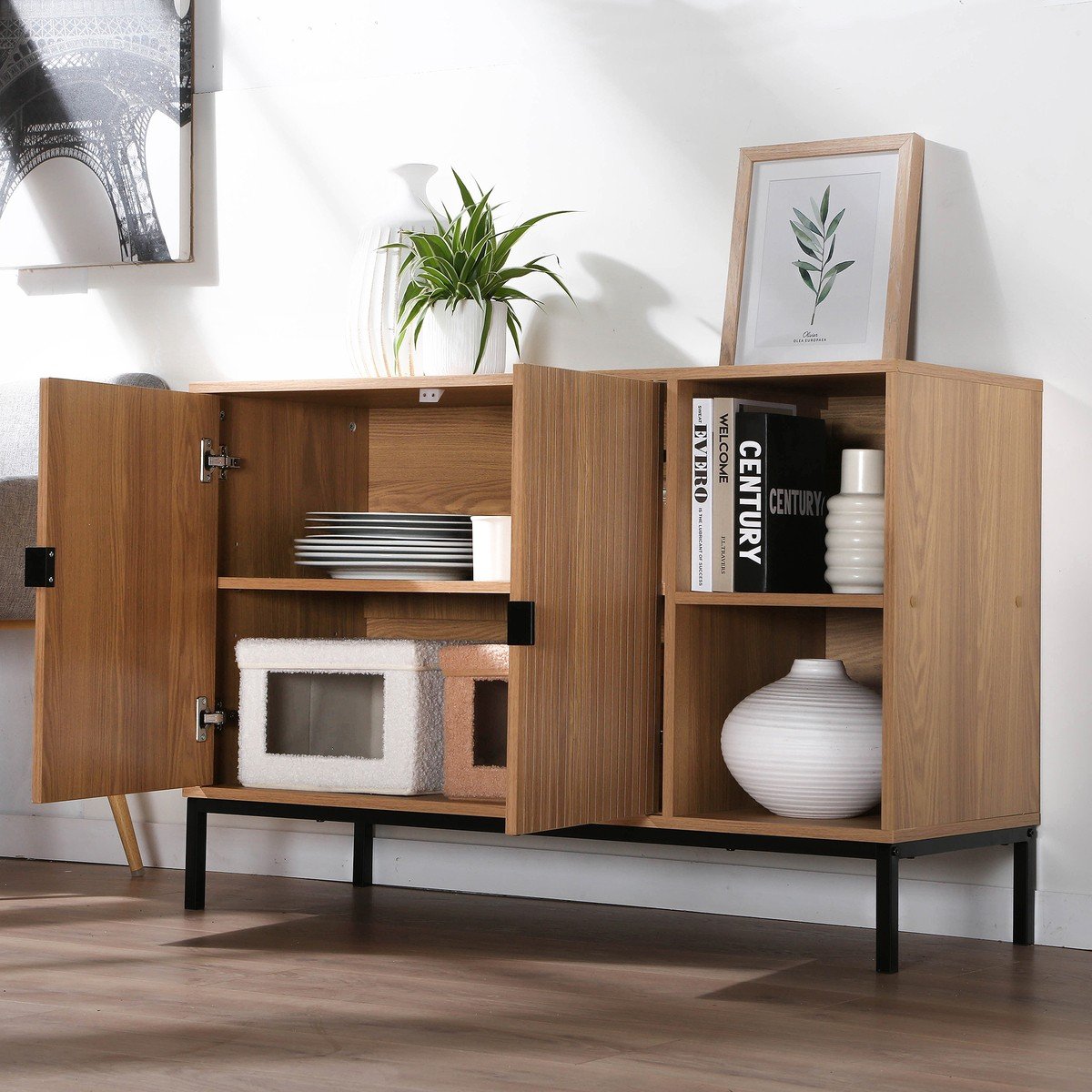 Calicosy - Dressoir TARA - 110 cm - Houten effect