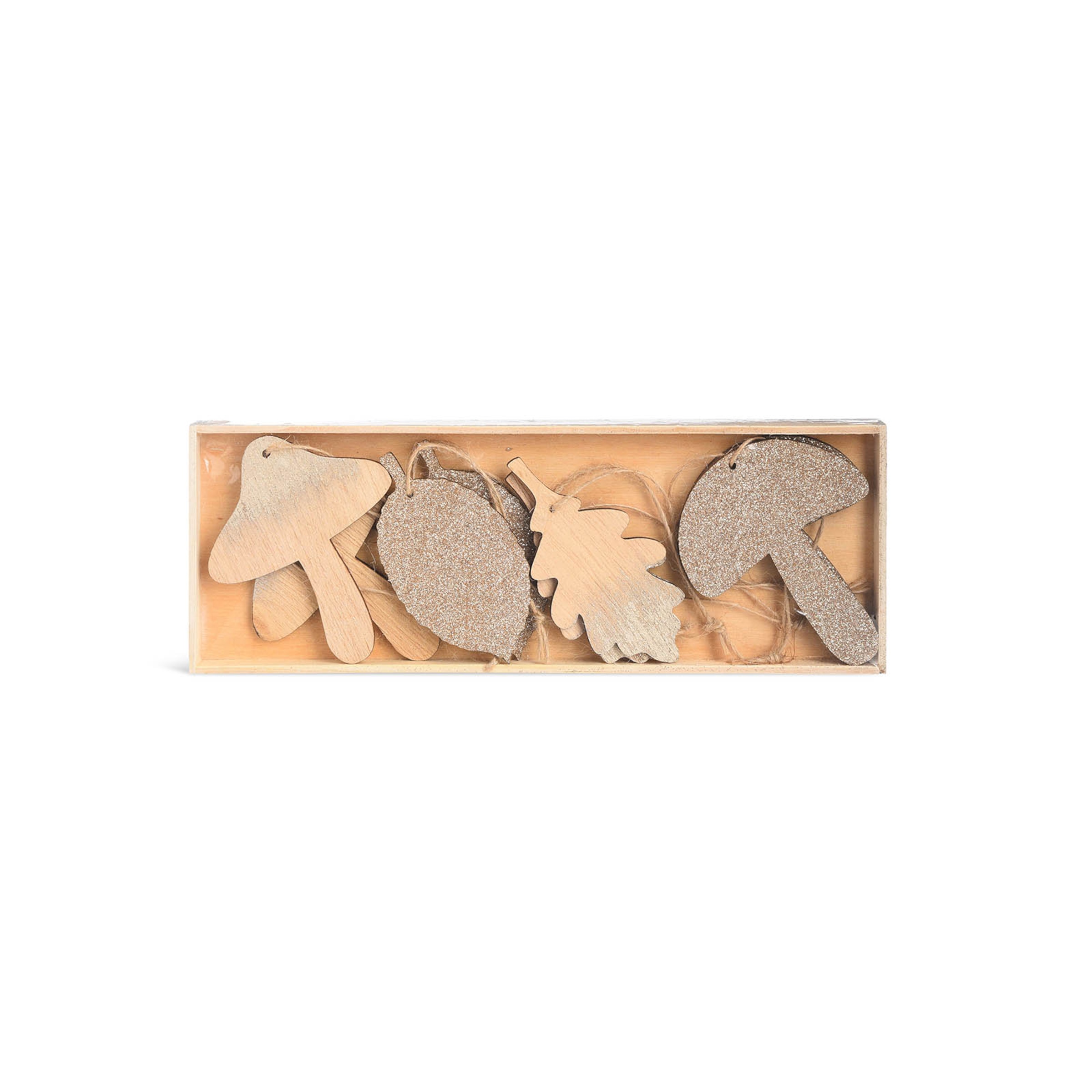 gold, B 5 x H 8 cm, 8-teilig