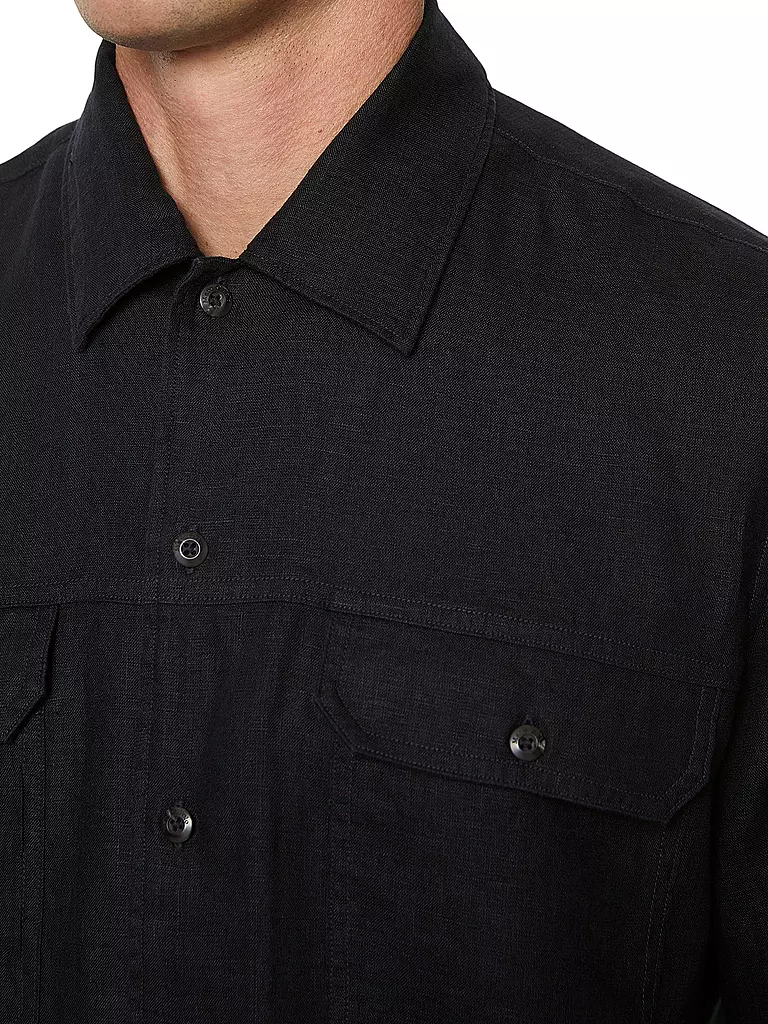 MARC O'POLO Overshirt  schwarz