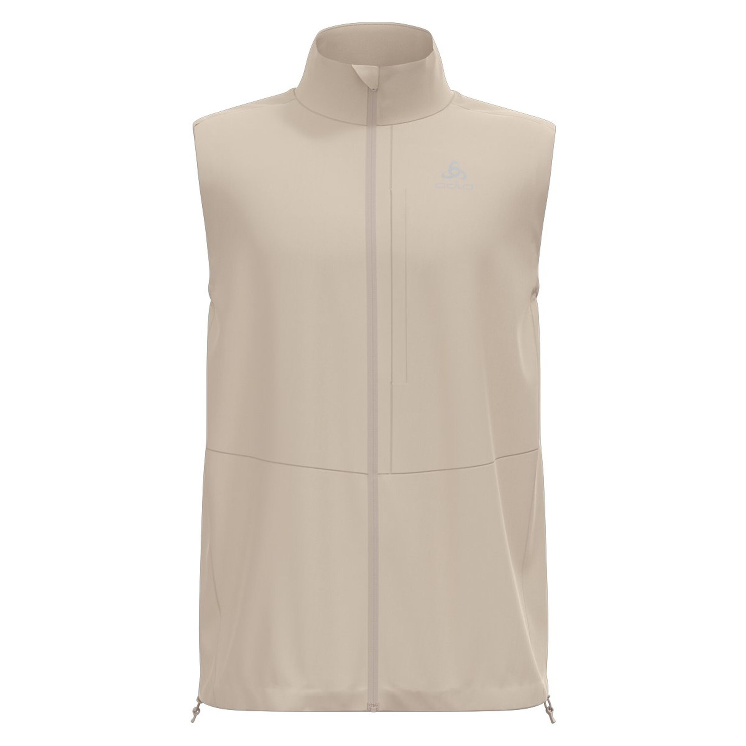 Odlo Zeroweight Warm Gilets De Course Hommes - Argent