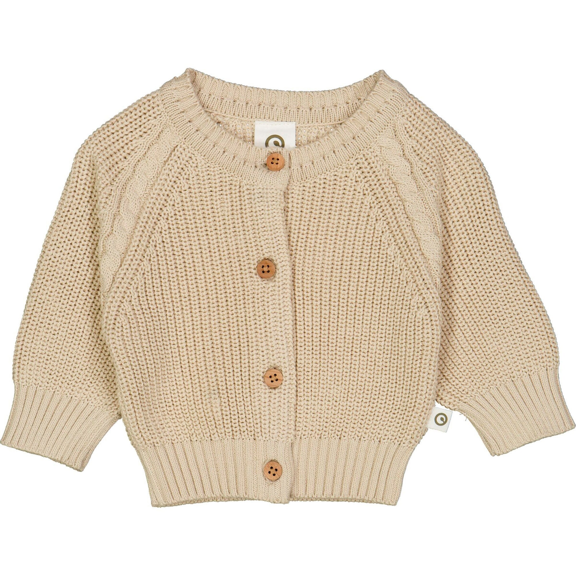 Müsli Babystrickjacke Oat