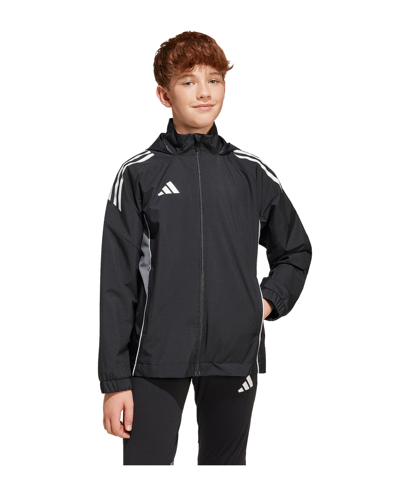 adidas Tiro 25 Competition Regenjacke Kids Schwarz