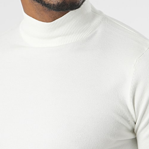Pull Col Cheminée 665 Beige Clair