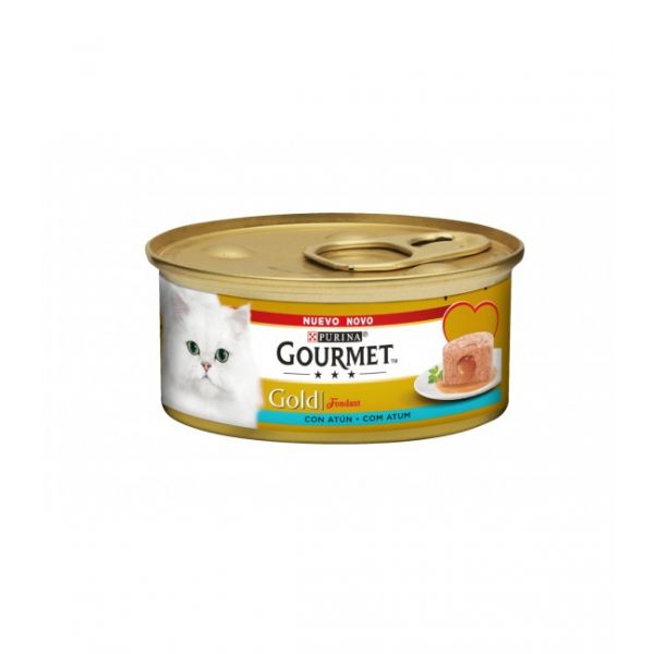 Ração Húmida Purina Gourmet Gold Fondant Atum 85g