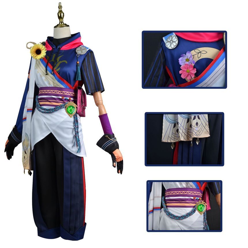 Custaplayu - Genshin Tighnari Cosplay Kostuumset