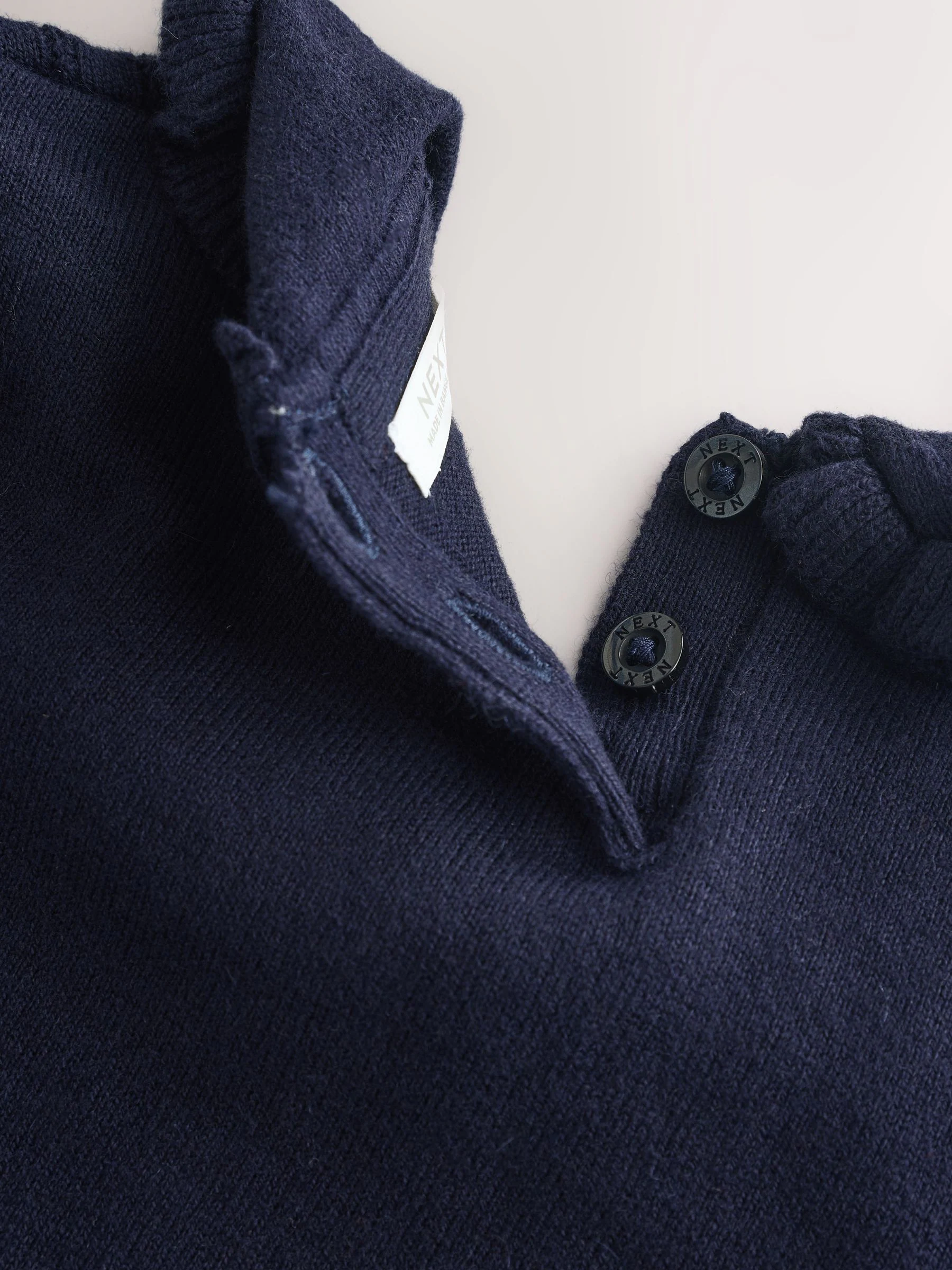 Marineblauw - Cashmere Blend Jumper (3mths-7yrs)