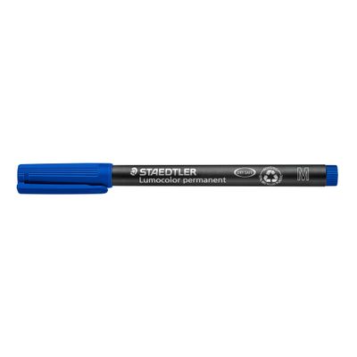 STAEDTLER LUMOCOLOR 317 - Marqueur permanent - pointe moyenne - bleu