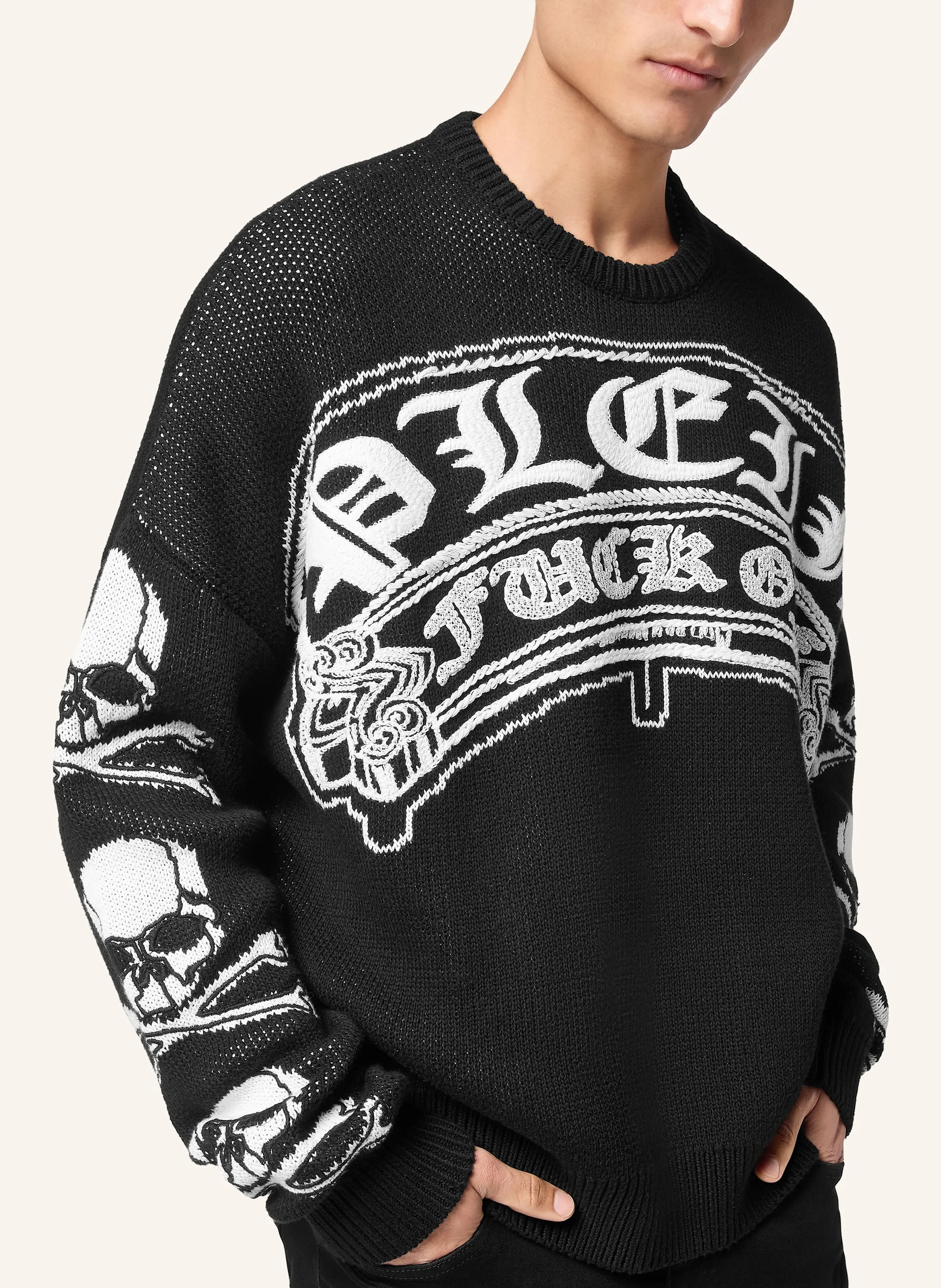 PHILIPP PLEIN Pullover GOTHIC PLEIN