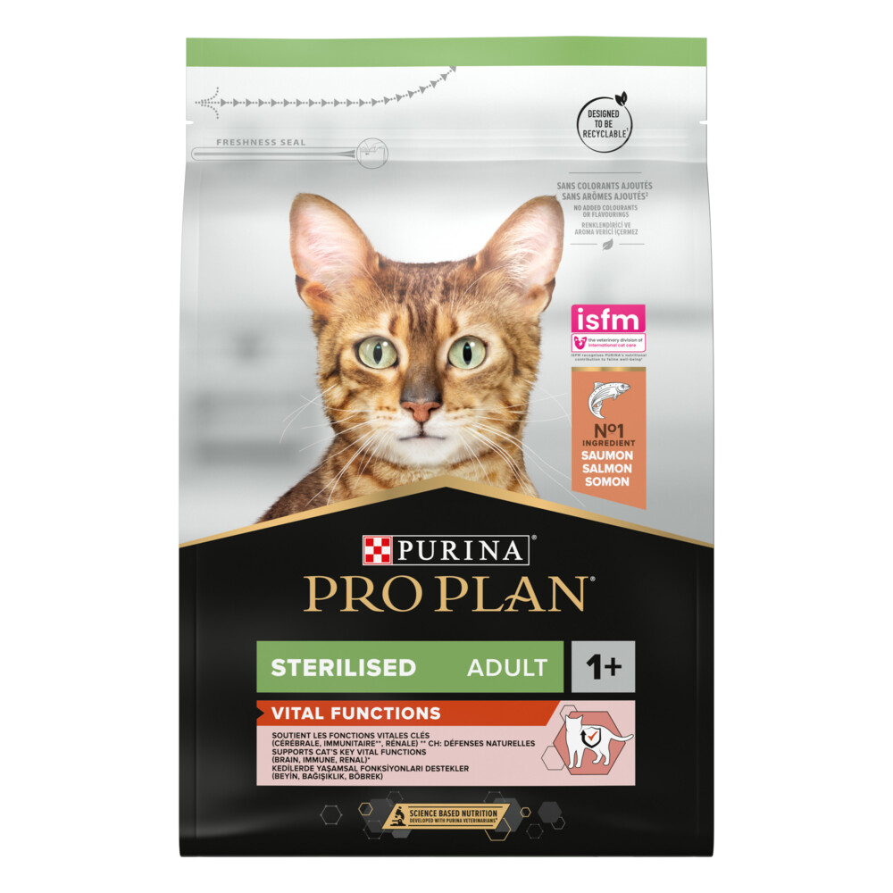 Pro Plan Adult Sterilised Vital Functions Zalm3 kg
