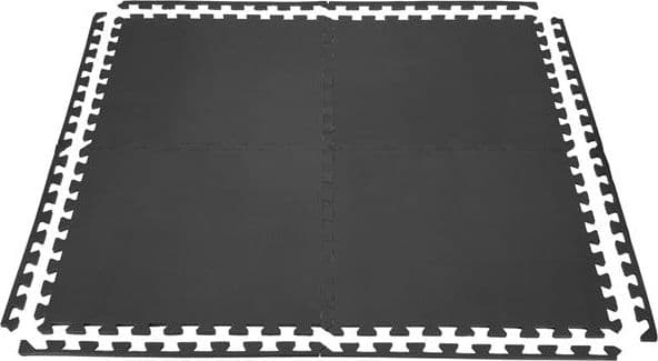 One Fitness Protective matte MP10 122 cm x 122 cm x 1 cm svart