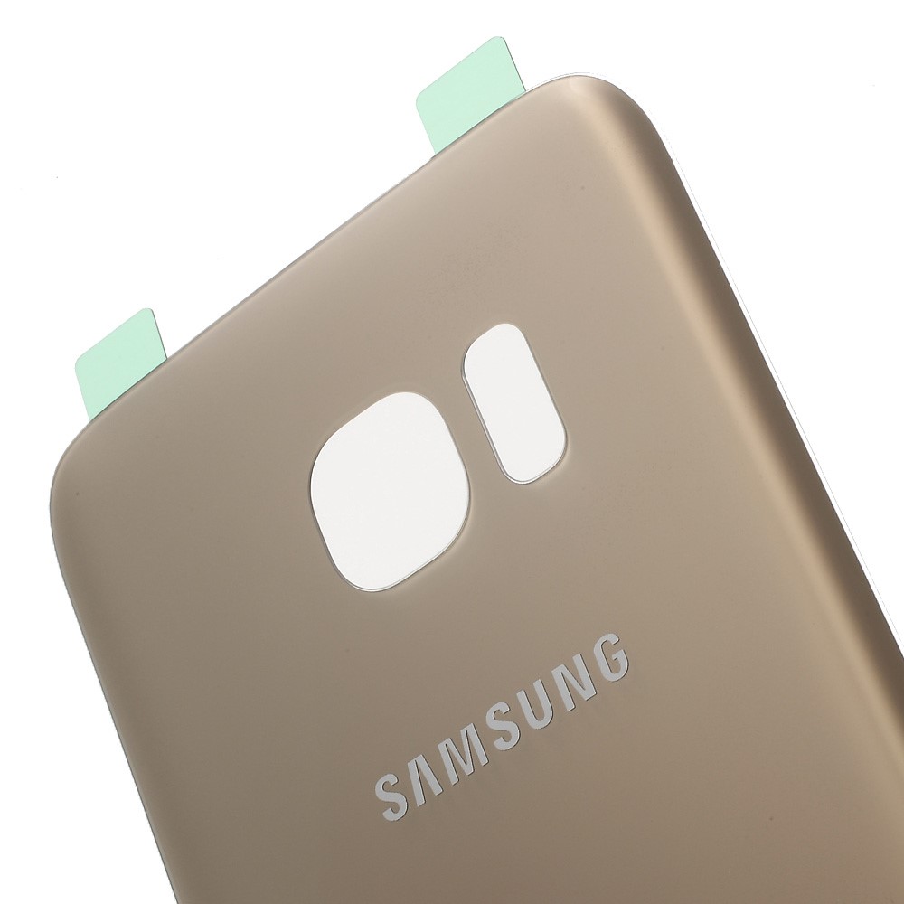 OEM Samsung Galaxy S7 Edge Backcover Ersatz Rückseite mit Kleber - Gold