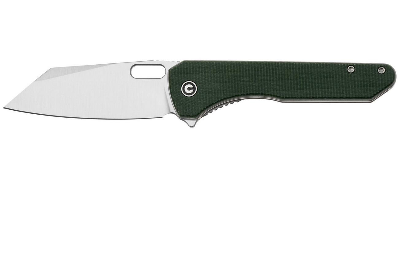 Civivi Nugz C23060-2 14C28N, Green Canvas Micarta zakmes, Matthew Wehrwein design