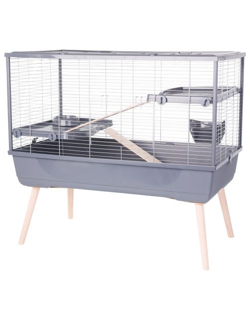 Zolux Neolife 100 Knaagdierkooi - Dierenverblijf - 99x54x92 cm Grijs