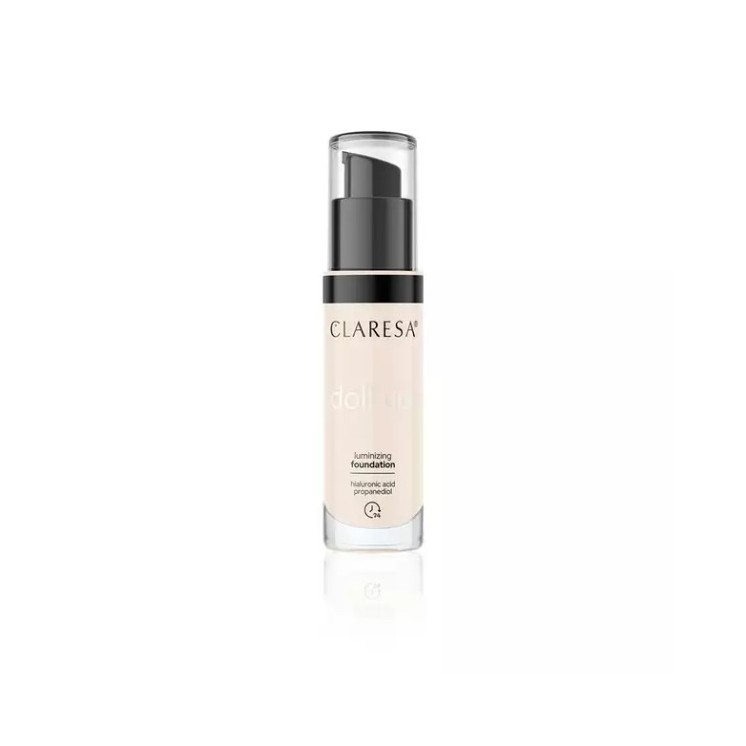 Claresa Doll Up! Leuchtende Gesichtsgrundierung /02/ Light 34 g