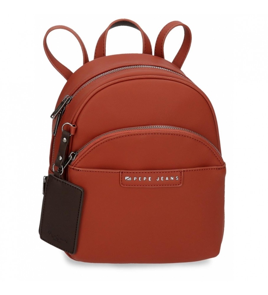 Mochila Pepe Jeans Pierre Caldera vermelha