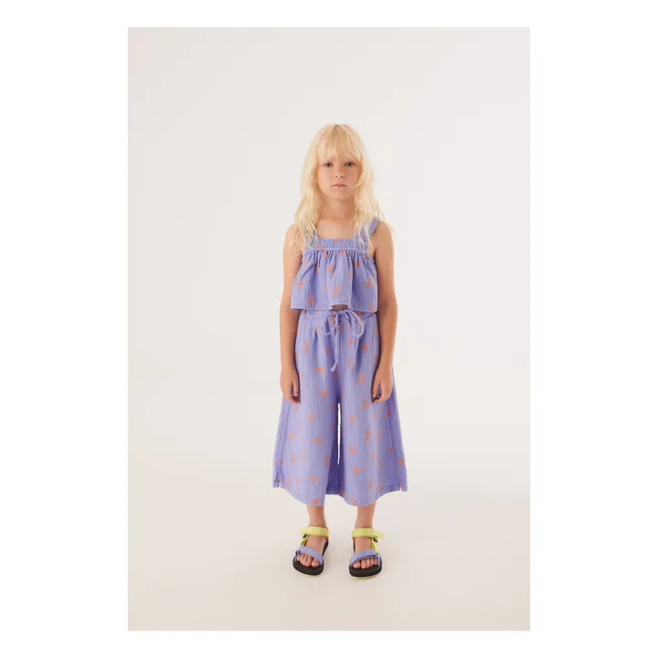 Letter To The World Top Shanghai Coton Bio | Bleu