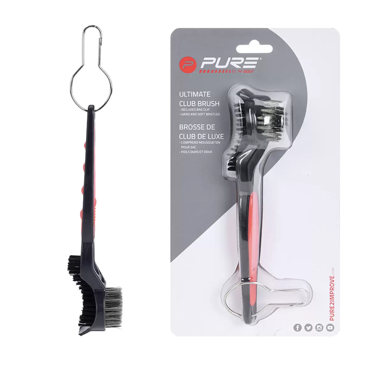 Reinigungsbürste für Schläger Pure2Improve