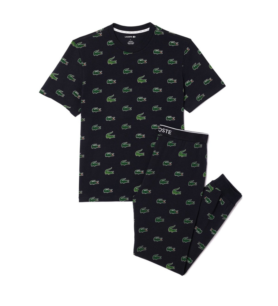 Pijama Lacoste Holiday azul marinho