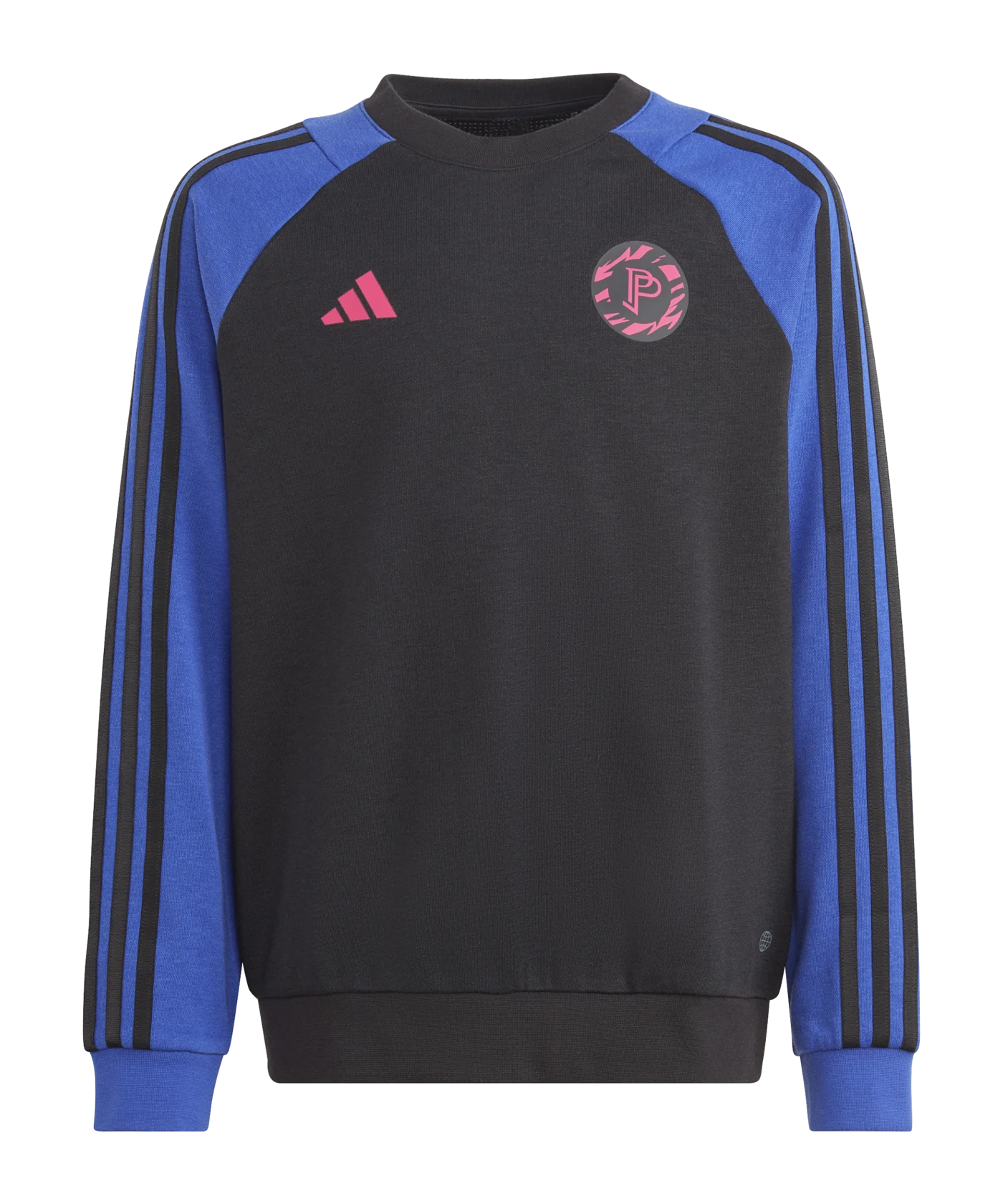adidas Pogba Crew Swatshirt Kids Schwarz Blau