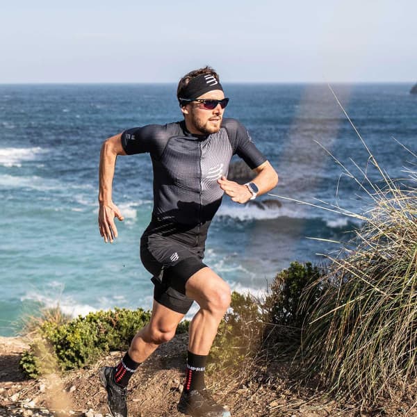 Bandeau running COMPRESSPORT HEADBAND ON/OFF BLACK