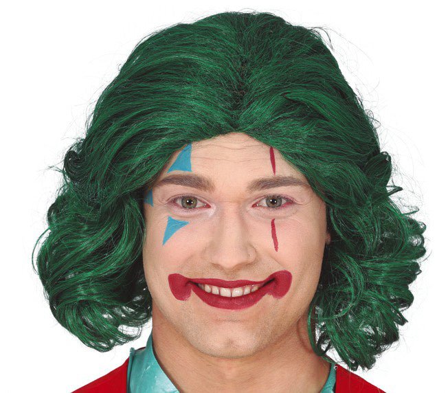 Joker Pruik Groen