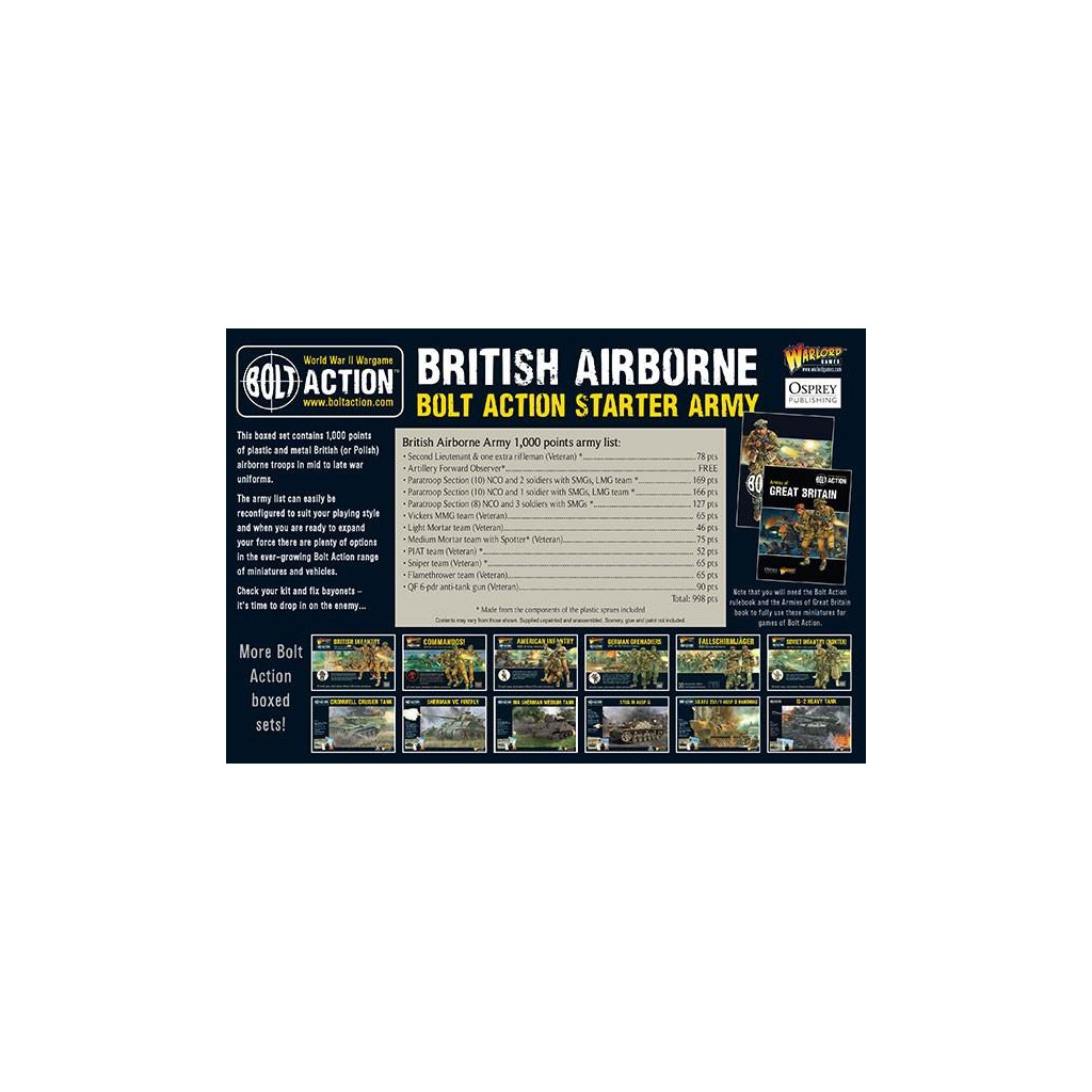 Bolt Action - British Airborne Starter Army