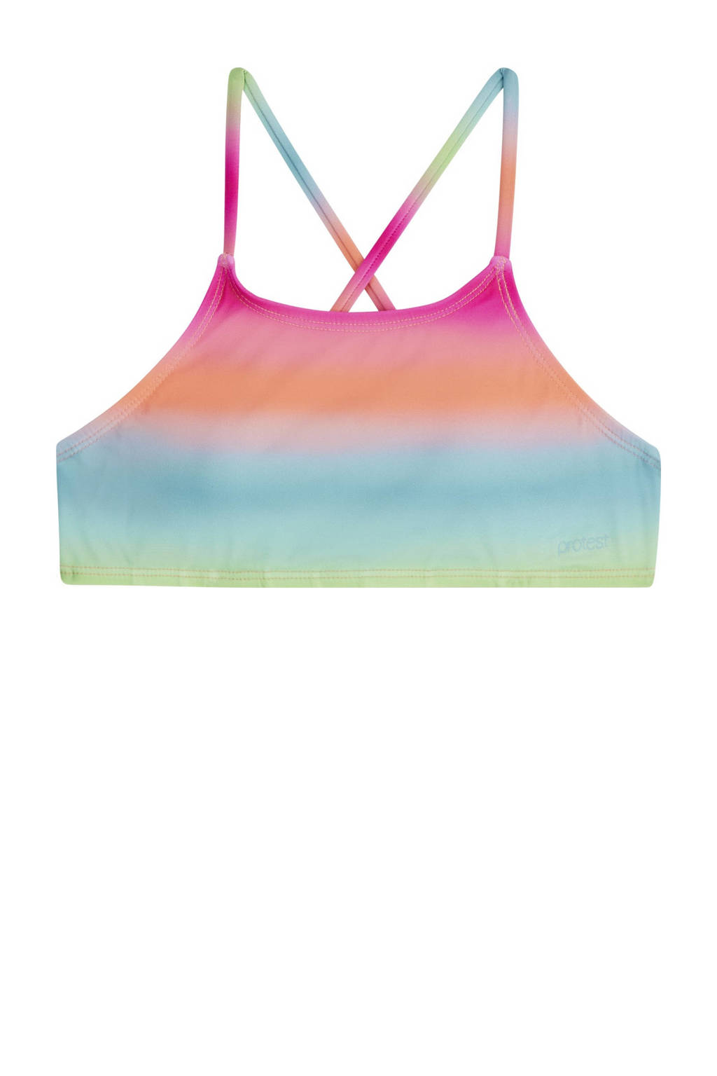 crop bikini PRTJONOI JR blauw/roze/oranje/groen